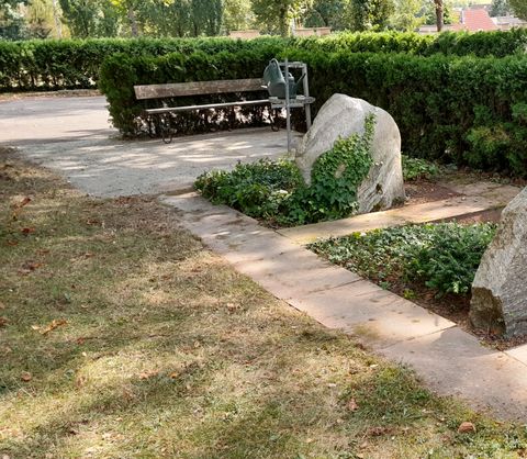 Grabfeld auf dem Friedhof