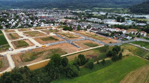 Luftbild Baugebiet Hohrain-Gländ