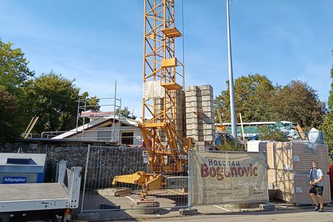 Sanierungsarbeiten am Kindergarten Stockwiesenweg
