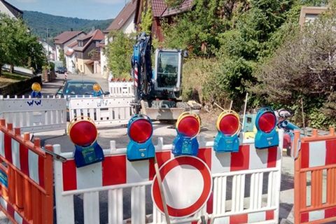 Baustellenabsperrung 