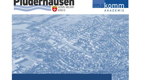 Das Bild zeigt die erste Seite der Enddokumentation des Gemeindeentwicklungskonzeptes.