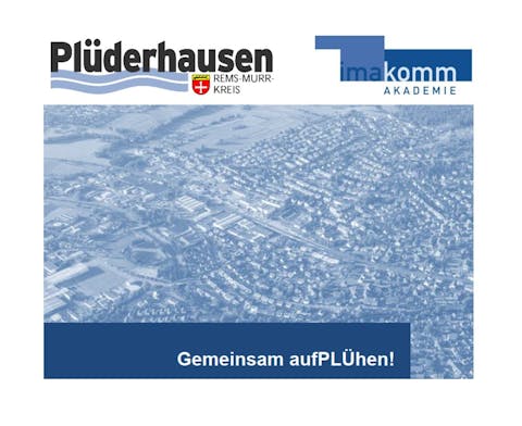 Das Bild zeigt die erste Seite der Enddokumentation des Gemeindeentwicklungskonzeptes.