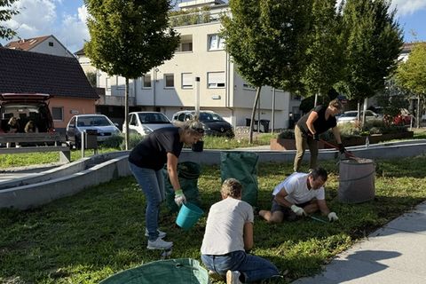 Helfer am grünen Anger Plüderhausen 