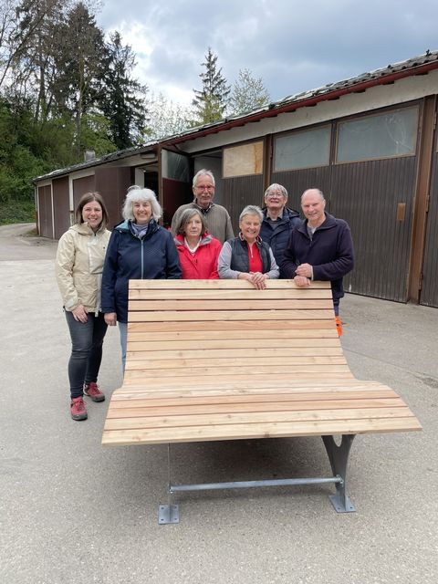 v.l. Frau Rockenhäuser, Frau Brand, Frau Bonnaire, Frau Weiss, Herr Ascher, Herr Mück, Herr Münch