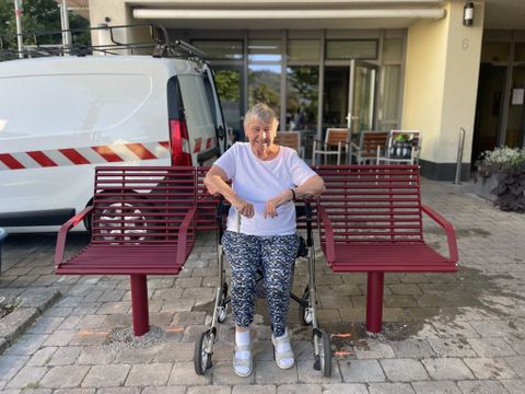 Frau Schneider, Bewohnerin Haus am Brunnenrain 