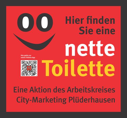 „Nette Toilette“ Aktion des Arbeitskreis City-Marketing
