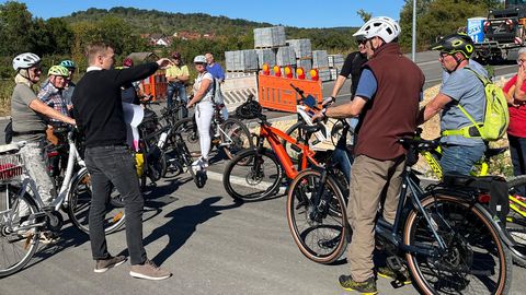 BM Treiber und Teilnehmer der Radtour 