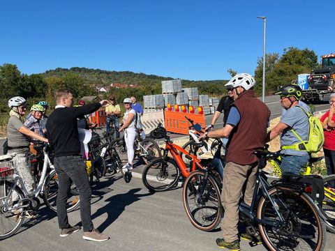 BM Treiber und Teilnehmer der Radtour 