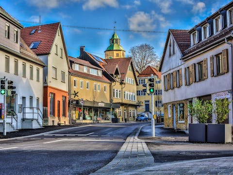 Ortsmitte Plüderhausen