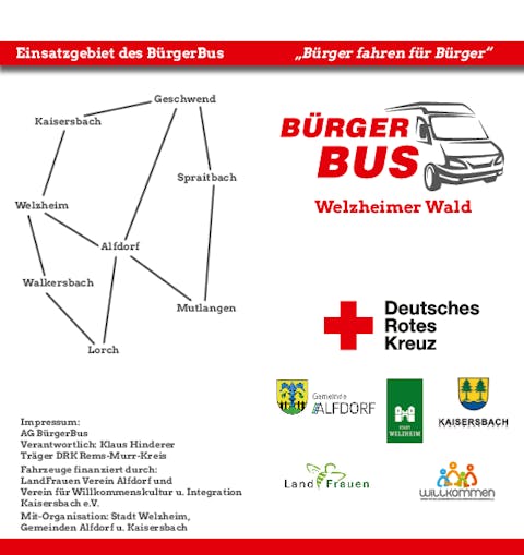 Flyer Bürgerbus Welzheim