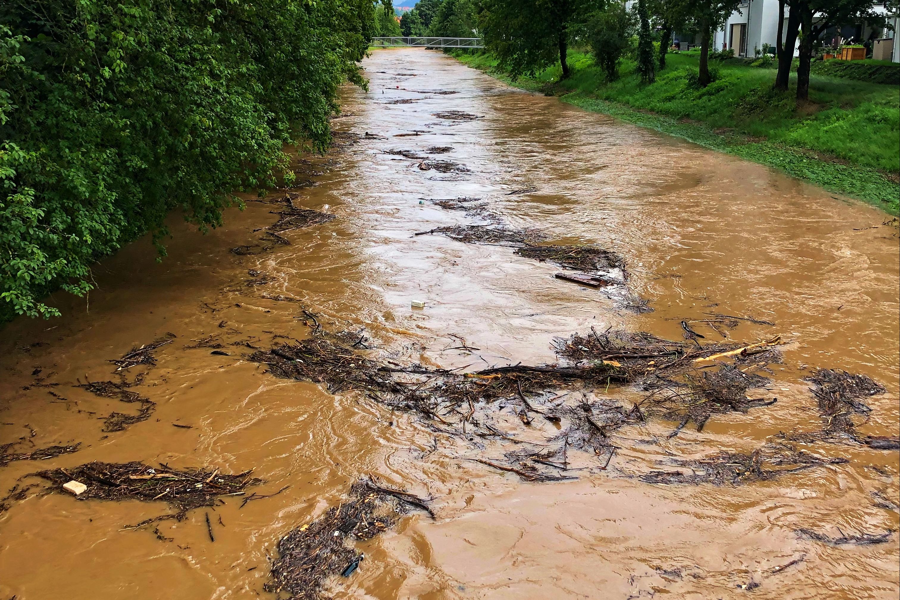 Hochwasser an der Rems