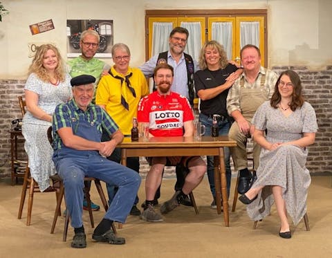 Bild zeigt das Team des neuen Stücks Landeier