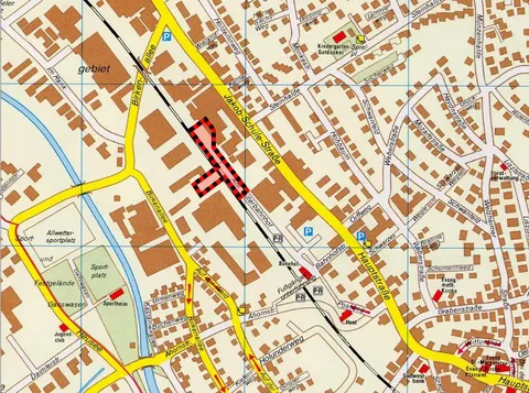 Karte mit Übersicht wo die Baustelle sein wird