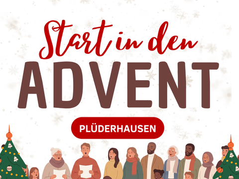 Einladungsplakat zu "Start in den Advent"