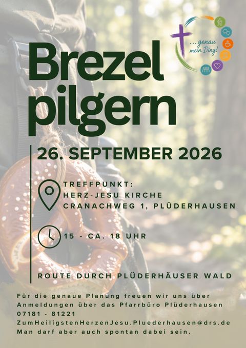 Plakat Brezel-Pilgern