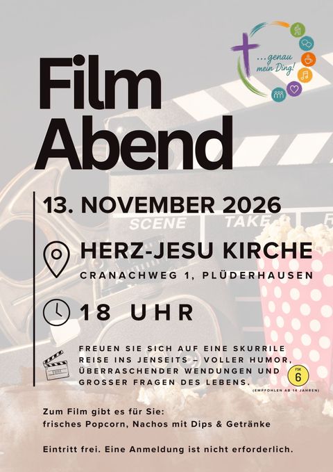 Plakat zum Filmabend
