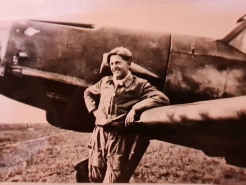 Der junge Flieger Hubertus Hack