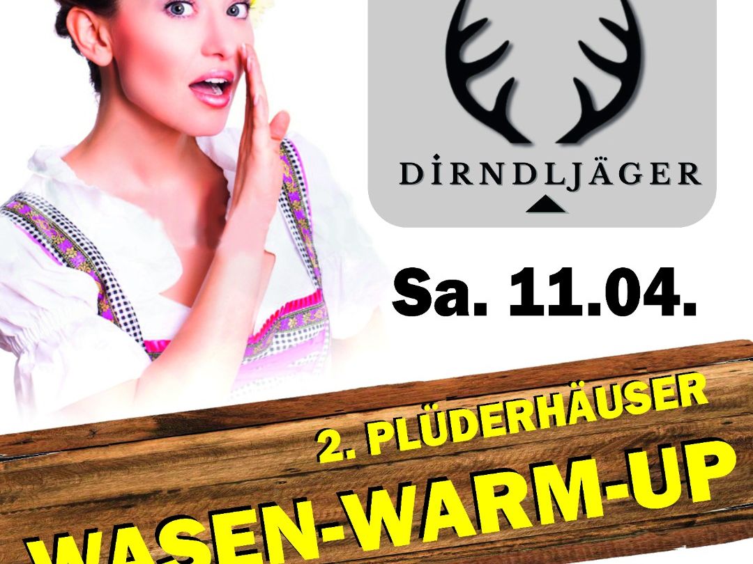 Wasen warm up Plakat 
